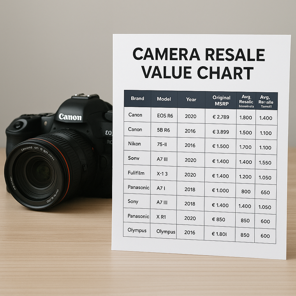 Camera Resale Value Chart: What’s Your Gear Worth Today?